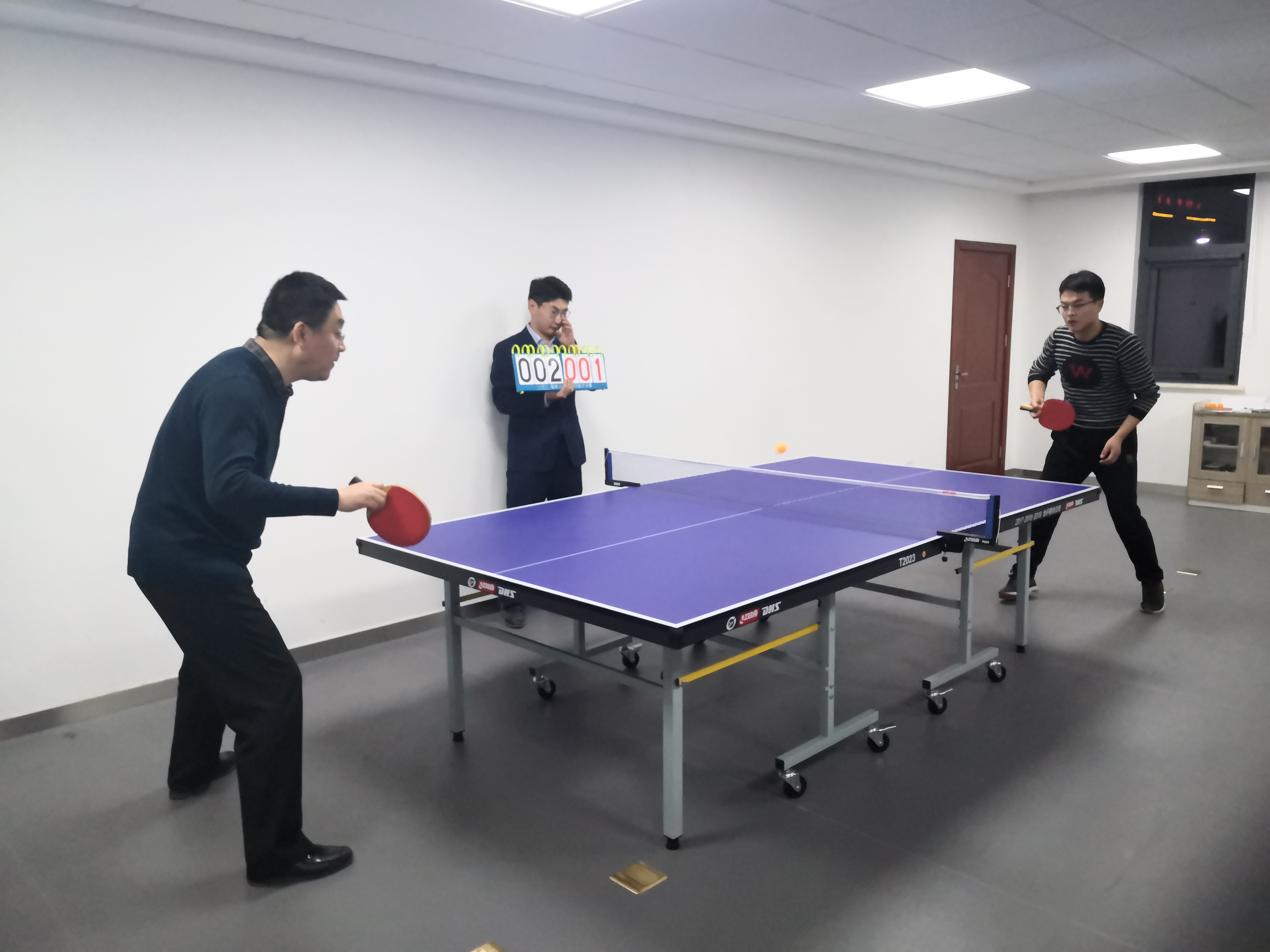 泓源公司舉辦“慶元旦、迎新春”職工乒乓球臺球比賽(圖2)